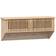 vidaXL Armadietto Da Parete Con Ganci 80 x 24 x 35.5 cm Legno Multistrato - Marrone Appendiabiti