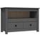 vidaXL 79 x 35 x 52 cm Massivt Fyrretræ Grå TV-bord