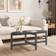 vidaXL grey, 118 Coffee Table