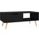 vidaXL 100 x 49,5 x 43 cm Konstrueret Træ Sort Sofabord