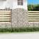 vidaXL Cesto Gabbione Ad Arco 150x30x180/200 cm Ferro Zincato - Argento