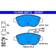 ATE Bremsbelagsatz, Scheibenbremse Vorderachse 13.0460-3827.2