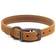 Ancol Timberwolf Leather Dog Collar