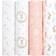 Aden + Anais Essentials 100% Cotton Swaddles Blushing Bunnies 4pk
