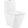 Swiss Madison Brusque One-Piece Square Toilet Dual-Flush 1.1/1.6 gpf Glossy White
