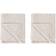 Blomus Frino Håndklæde 30x50 cm Set of 2 Gæstehåndklæde Beige, Grå (50x)