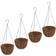 vidaXL diameter 30 Hanging Planters Flower Pot 4 Coco Liners