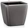 Lechuza Quadro LS 21 Interno Vaso a Cubo Libera Installazione Polipropilene PP Antracite Metallico ∅20cm