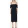 Victoria Beckham Bandeau Midi Dress - Black