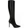 Veronica Beard Lisa Leather Tall Boot Wide-Calf - Black