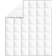 vidaXL Winter Down Filt Vit (220x200cm)