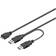 Goobay Dual Power 2xUSB A - USB Micro B 3.0 M-M