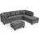 Ubgo Upholstered Couch L-Shaped Sofa 109" 6 Seater