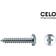 Celo Galvanised Metal Plate Screws 3.9 x 19 mm Box of 500 Unités