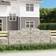 vidaXL Buede gabionkurve 9 stk. 300x30x120/140 galvaniseret jern