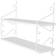 Hanah Home Elegant White 72 cm x 51 cm x 20 cm Wall Shelf
