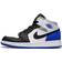 Nike Air Jordan 1 Mid GS - White/Black-Light Smoke Grey/Varsity Royal