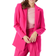 Pieces Bossy Blazer - Fuchsia