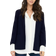 Only Safron Shawl Lapel Blazer - Blue/Night Sky