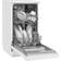 Exquisit gsp9109-030e standgeschirrspüler, 45cm Weiß