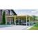 Weka Carport Bois Double 618 T3 Poteaux 12x12 Couverture PVC (Surface du bâtiment )