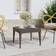 vidaXL 50x50x38 polyrattan Småbord