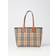 Burberry Womens Briar Brown/black London Small Checked Cotton-canvas Shoulder bag