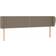 vidaXL with Ears Taupe Taupe Headboard