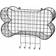 House of paws Bone Shaped Wall Storage Basket & Dog Lead Hooks