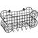 House of paws Bone Shaped Wall Storage Basket & Dog Lead Hooks