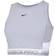 Nike Pro Dri-Fit Women's Cropped Training Tank Top - Indigo Haze/Oxygen Purple/Gridiron