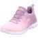 Skechers Women's Summits Bright Charmer Light Mauve Textile/Synthetic Vegan Machine Washable