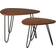 Walker Edison Hairpin Leg Wood Nesting Table