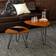 Walker Edison Hairpin Leg Wood Nesting Table