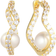 Sif Jakobs Ponza Earrings - Gold/Transparent/Pearls