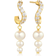 Sif Jakobs Ponza Lungo Earrings - Gold/Transparent/Pearls