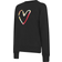 Paul Smith Women's Swirl Heart Crew Neck Sweatshirt - Black