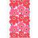 Marimekko Unikko Cream/Dark Red/Pink Viskestykke Hvid, Rød (70x47cm)
