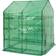 tectake Greenhouse with Tarpaulin 2.1m² Stainless steel Plastic