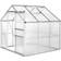 tectake Greenhouse 3.7m² Aluminium Polykarbonat