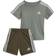 Adidas Infant Essentials Sport Set - Silver Green/White (IC0609)