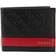 Guess Mesa Double Billfold Wallet - Black/Red