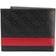 Guess Mesa Double Billfold Wallet - Black/Red