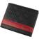 Guess Mesa Double Billfold Wallet - Black/Red