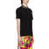 Versace Greca Short-Sleeved Polo Shirt - Black