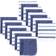 Mainstay Cotton Waffle Dishcloth Blue (30.5x30.5cm)