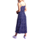 Dusk Confetti Spot Print Midi Dress - Navy