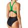 TYR Women's Maxfit T-Splice Swimsuit - Black/Green