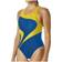 TYR Women's Maxfit T-Splice Swimsuit - Royal/Gold