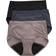 Hanes Comfort Period Briefs Underwear 3-pack - Assorted